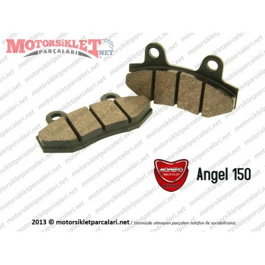 Monero Angel 150 Ön Fren Balatası - Tip 1